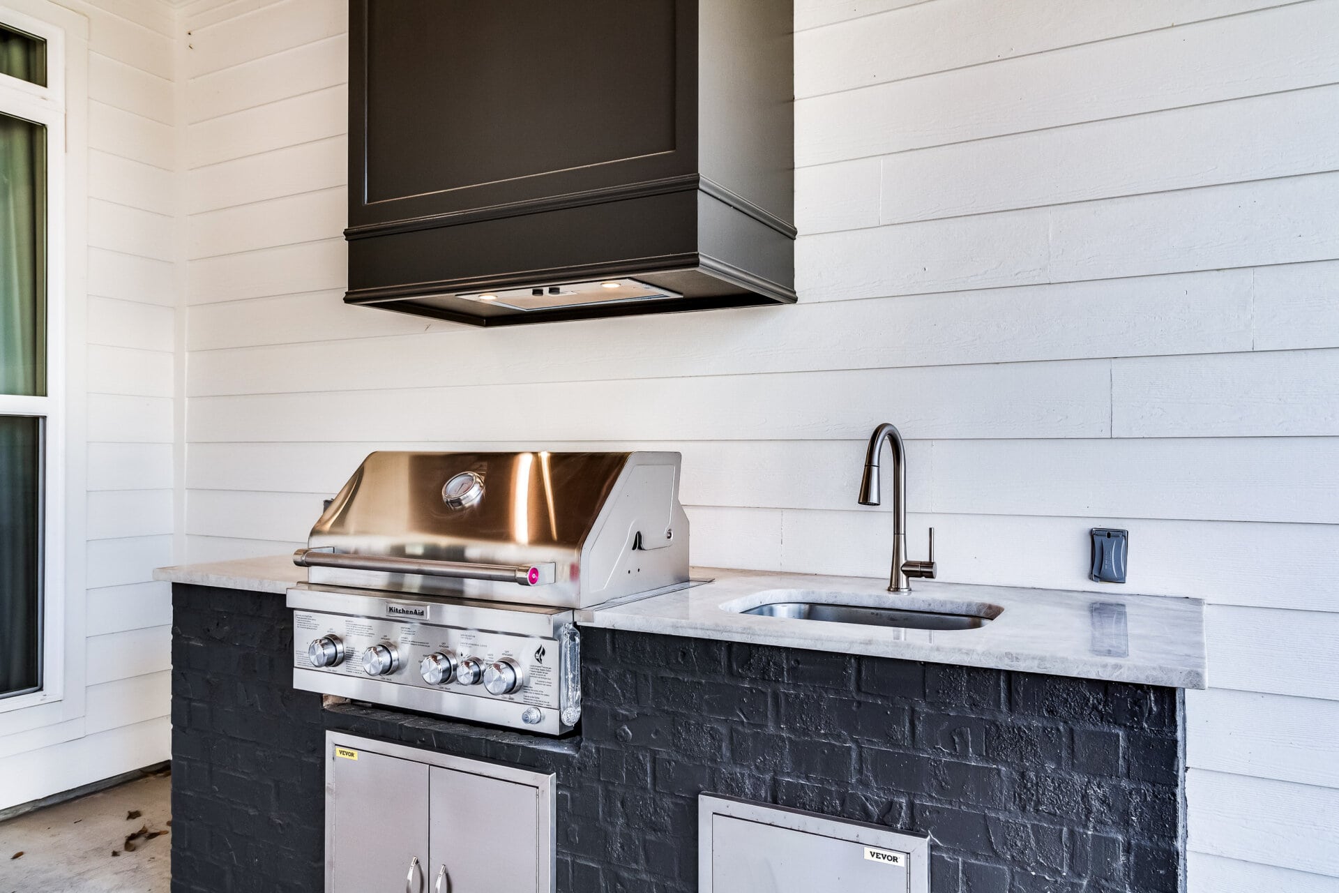 cypress view passion home rear porch kitchen